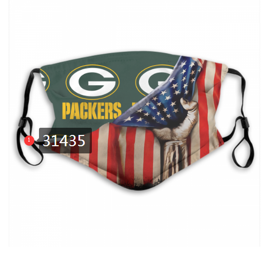 NFL 2020 Green Bay Packers 151 Dust mask with filter